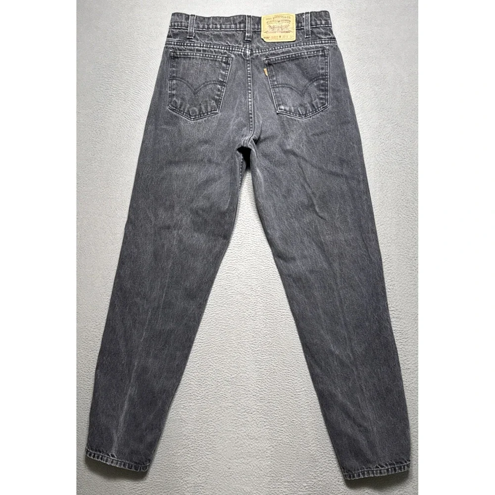 VTG 1996 Levis 550 Jeans Men 32x32 (30x31) Gray Faded Orange Tab Relaxed Tapered